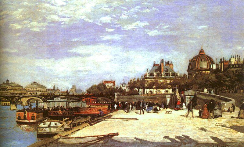 Pierre Renoir The Pont des Arts the Institut de France oil painting image